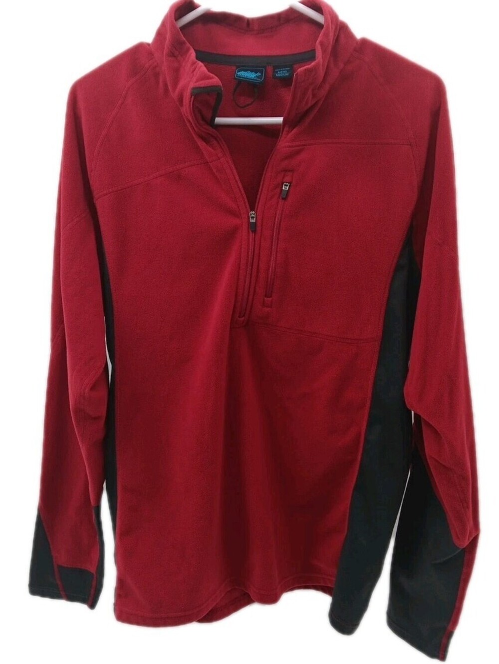 Eastern Mountain Sports Jacket Mens Medium Red Full Zip Outdoor Hiking Light